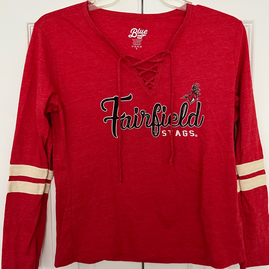 Nwt Fairfield University Vintage Blue 84 Brand Jersey Womens Size S